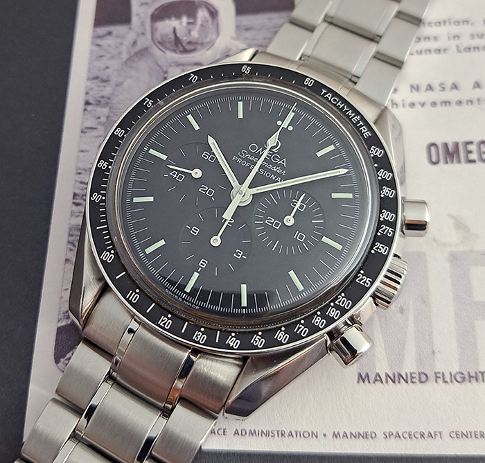 Omega Speedmaster Moonwatch Apollo 11 30th Anniversary Wristwatch Ref. 3560.50